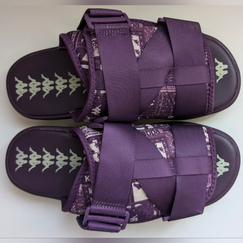 Purple Slide Sandals Unisex Kappa